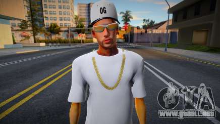 BAD BUNNY de blanco para GTA San Andreas