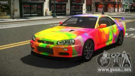 Nissan Skyline R34 L-Sport S4 para GTA 4