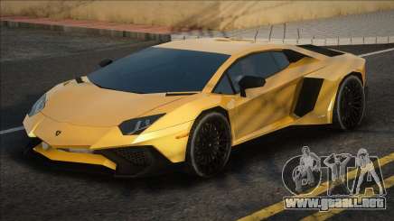 Lamborghini Aventador LP750-4 SV Yellow para GTA San Andreas