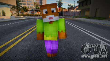 Swmotr4 Minecraft Ped para GTA San Andreas