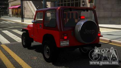 Jeep Wrangler OFR para GTA 4