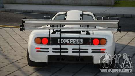 Mclaren F1 White para GTA San Andreas