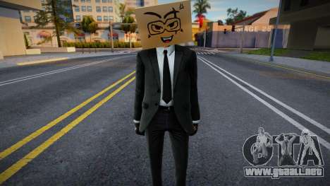 Fivem Cardboard Head para GTA San Andreas