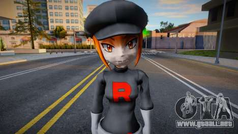 Femenina de Team Rocket Grunt de pokemon lets g para GTA San Andreas