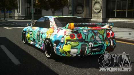 Nissan Skyline R33 G-Sports S8 para GTA 4