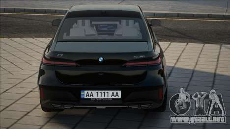 BMW 7-Series 2023 [Black] para GTA San Andreas