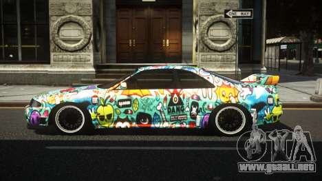 Nissan Skyline R33 G-Sports S8 para GTA 4