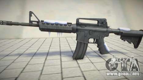 Winter Gun M4 para GTA San Andreas