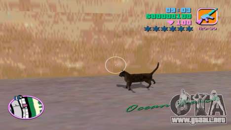 Gato animado marrón por Faizan Gaming para GTA Vice City