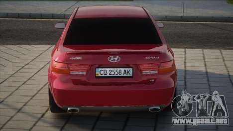 Hyundai Sonata 2009 UKR Plate para GTA San Andreas