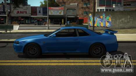 Nissan Skyline R34 L-Tune V1.2 para GTA 4