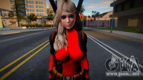 DOAXVV Amy - Lady Deadpool Outfit para GTA San Andreas