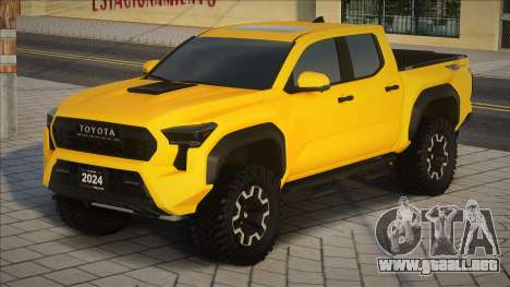 Toyota Tacoma 2024 TRD Sport Yellow para GTA San Andreas