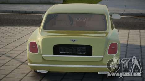 Bentley Mulsanne [Evil] para GTA San Andreas