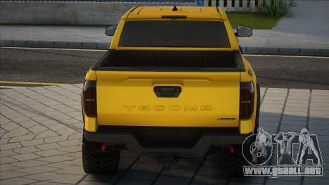 Toyota Tacoma 2024 TRD Sport Yellow para GTA San Andreas