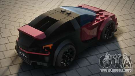 Bugatti Chiron Lego para GTA San Andreas
