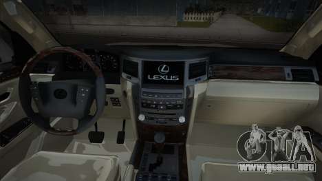 Lexus LX570 2012 [CCD] para GTA San Andreas
