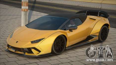 Lamborghini Huracan Tun [Yellow] para GTA San Andreas