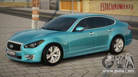 Infiniti Q70 [Blue] para GTA San Andreas