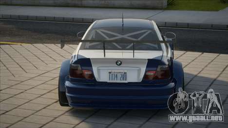 BMW M3 GTR [RPG] para GTA San Andreas