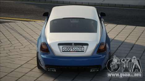 Rolls-Royce Wraith (kit de carrocería Mansory) para GTA San Andreas