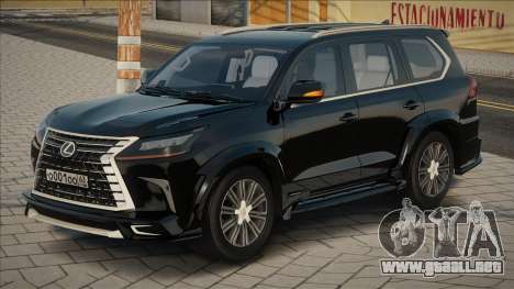 Lexus LX570 Black para GTA San Andreas