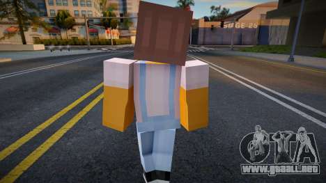 Wfybu Minecraft Ped para GTA San Andreas