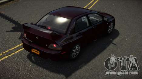 Mitsubishi Lancer Evo 8 ST V1.1 para GTA 4