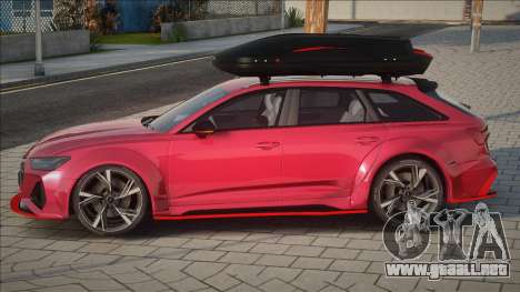 Audi RS6 C8 Red para GTA San Andreas