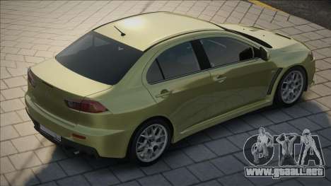 Mitsubishi Lancer X [Gold] para GTA San Andreas