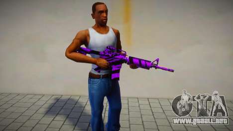 Fiolet Gun - M4 para GTA San Andreas