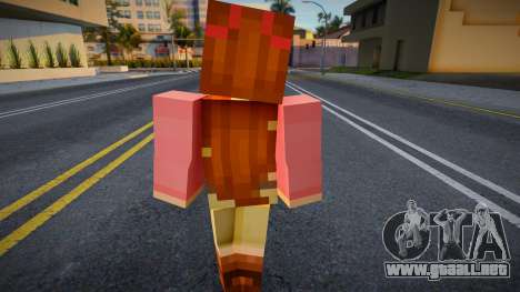 Mecgrl3 Minecraft Ped para GTA San Andreas