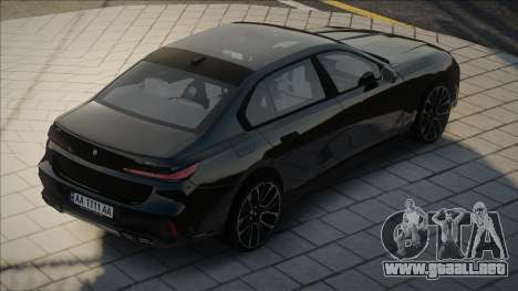 BMW 7-Series 2023 [Black] para GTA San Andreas