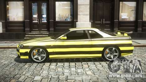 Nissan Skyline R34 E-Limited S10 para GTA 4