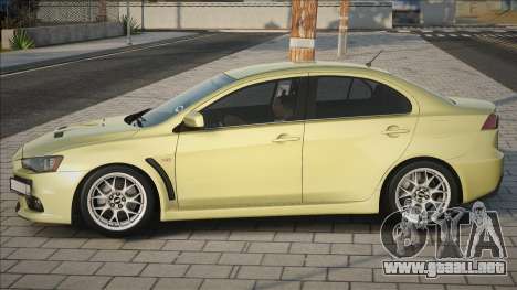 Mitsubishi Lancer X [Gold] para GTA San Andreas