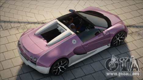 Bugatti Veyron Cabrio para GTA San Andreas