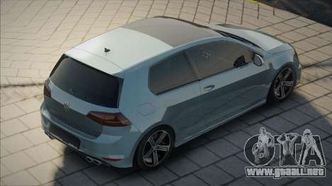 Volkswagen Golf R [Light Blue] para GTA San Andreas