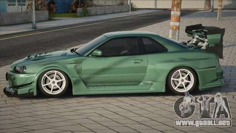 Nissan Skyline R34 [Res] para GTA San Andreas