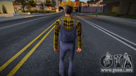 Cwmofr Upscaled Ped para GTA San Andreas