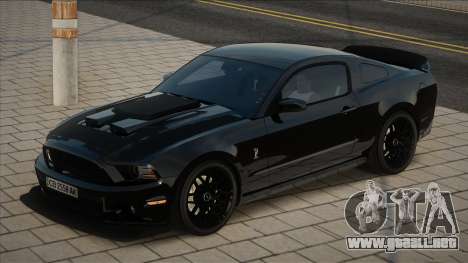 Ford Mustang GT500 UKR para GTA San Andreas