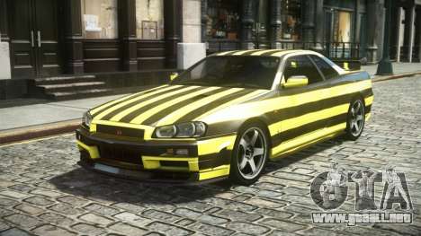 Nissan Skyline R34 E-Limited S10 para GTA 4