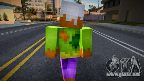 Swmotr4 Minecraft Ped para GTA San Andreas