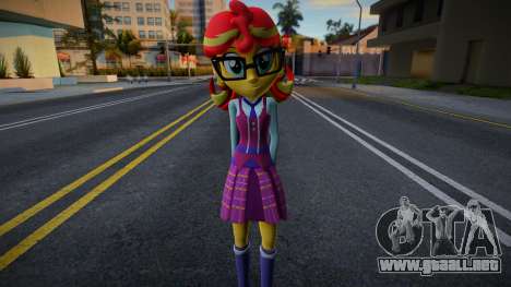 My Little Pony Sunset Shimmer School Uniform para GTA San Andreas