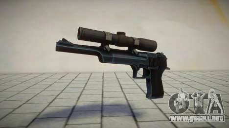 Long Muzzle Desert Eagle (Meryl Gun) - MGS4 v1 para GTA San Andreas
