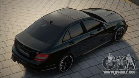 Mercedes-Benz C63 AMG [Negro] para GTA San Andreas
