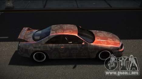 Nissan Skyline R33 G-Sports S5 para GTA 4