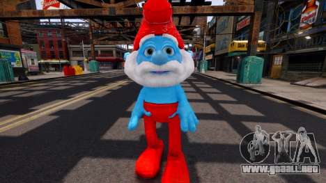 Papa - The Smurfs para GTA 4