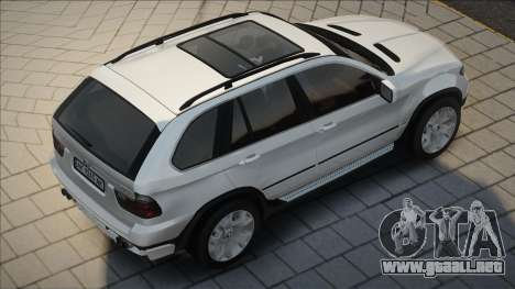 BMW X5 Ukr Plate para GTA San Andreas