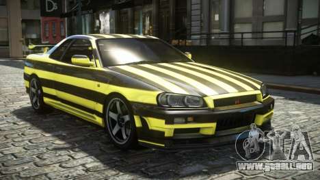 Nissan Skyline R34 E-Limited S10 para GTA 4