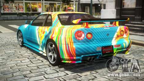 Nissan Skyline R34 E-Limited S6 para GTA 4